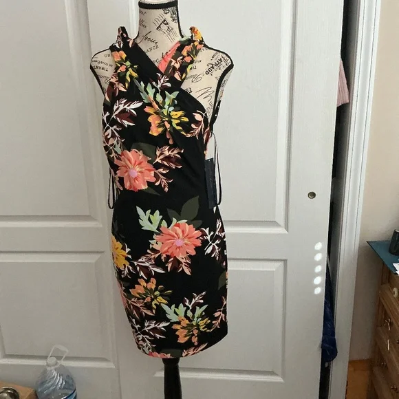 drag queen black dress Thorgy - Drag Queen Puff Sleeve Dress main image 1